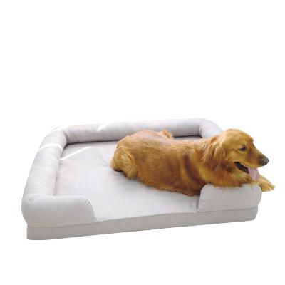 China Removable Wholesale Faux Suede Removable Luxury Blanket Bed For Dogs Water Proof Memory Foam Dog Cushion Dog Bed for sale