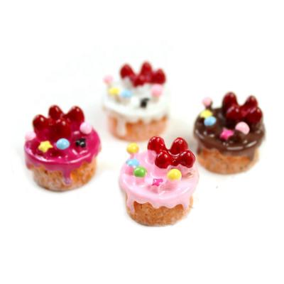 China China style resin strawberry cake jewelry attractive jam cake diy craft accessories for sale