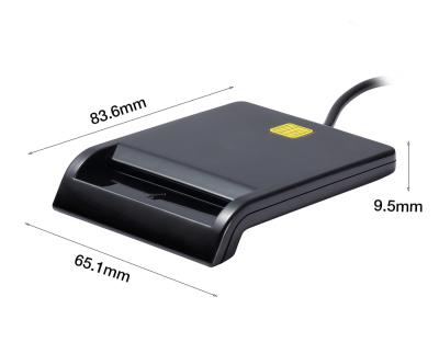 China ABS+PCBA+CABLE+CD DRIVER Wholesale USB Smart Card Reader for sale