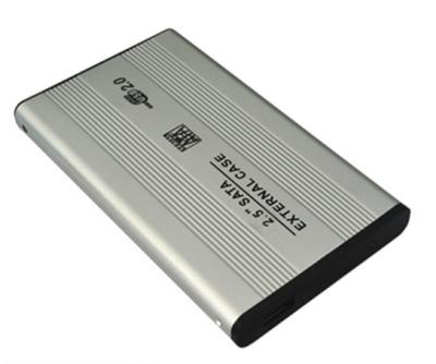 China Aluminum External USB 2.0 2.5inch SATA Box Hard Disk Driver HDD Case Enclosure for sale