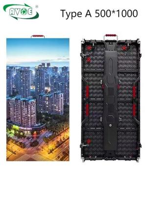 China Type A P3.91 Outdoor Rental LED Display Screen Type A 3840Hz 500*500mm Cabinet Corner Protection for sale