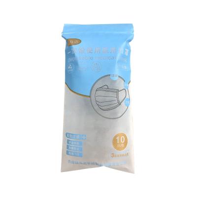 China Recyclable high quality custom logo printing pothook plastic bag zipper lock bag for sale