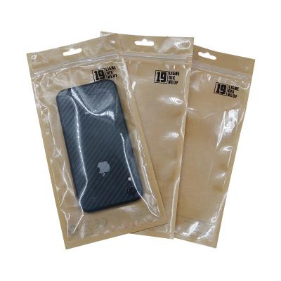 China Custom Logo Recyclable Thick And Strong Nylon Clear Printed Zipper Lock Plastic Bag Zipper Top Bag for sale