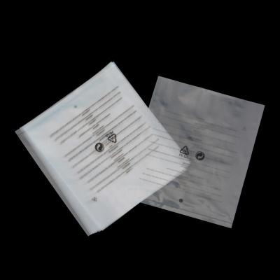 China Factory Buying Wholesale Customized Logo Printing Transparent Clear LDPE PVC Plastic Packaging Bag for sale