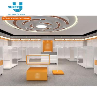 China Garment Display Furniture Clothes Shop Interior Design Retail Store Garment Display Furniture for sale