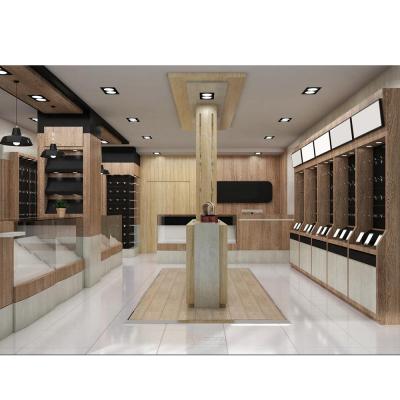 China Customized Design Retail Mobile Phone Accessory Show Shopfitting Services One-stop Mobile Showroom Furniture Super High-Grade Wood Design U for sale