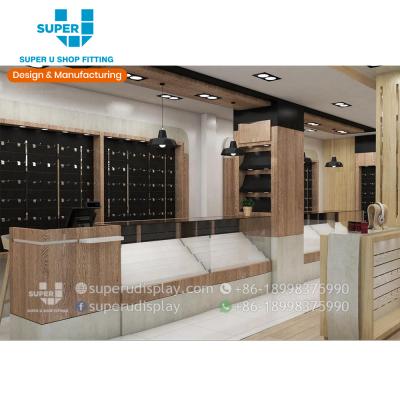 China Fancy Small Mobile Phone Display Furniture MDF Mobile Phone Store Metal and Timber Shopfitting Interior Design Promotional Sale for sale