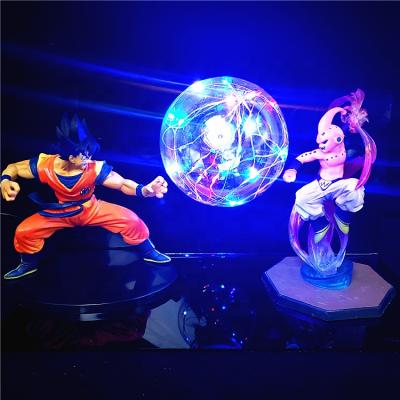 China PVC Quality Wukong Perfect Dragon Ball Fighting Creative Led Night Light Anime Night Light Table Lamp for sale