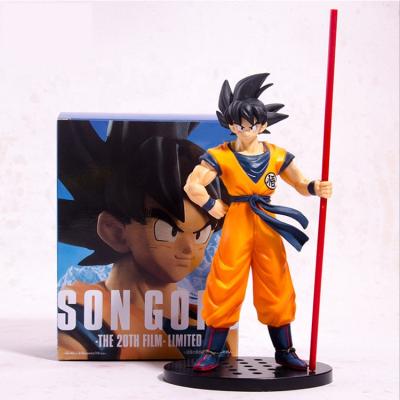 China 2021 Newly Stretching Cartoon Toy 3D Wholesale Japanese Dragon Ball Z Action Figure Anime Son Goku PVC Action Figure Toys Model for sale