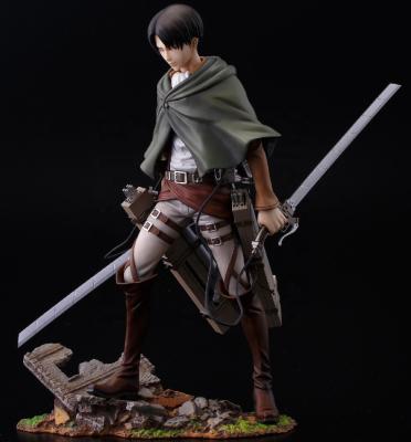 China Toy Newest Anime Cartoon Shingeki No Kyojin Attack on Titan Rivaille Ackerman PVC Action Figure Collectible Model Toys Doll Gift for sale