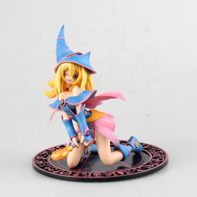 China Popular Funny Black Anime Figure Toy ANI-statue Anime Yu Gi Magician Girl Mana Oh for sale