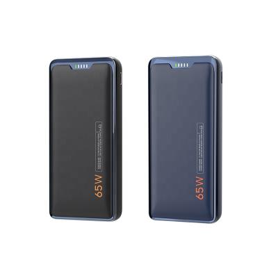 China High Capacity Power Station High Capacity Power Banks 65w 65w Power Bank For Laptop 20000Mah 30000 Mah Powerbank With LED Light For Notebook for sale