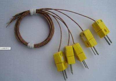 China K datilografa o par termoelétrico da soldadura com o conector de par termoelétrico diminuto da ômega do conector da ômega à venda