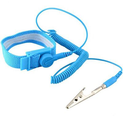 China Adjustable Alligator Clip 1.8m Esd Wrist Strap for sale