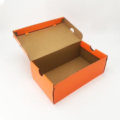 China Single Wall Corrugated Packaging Box 3 Ply Shoes Packaging Box for sale