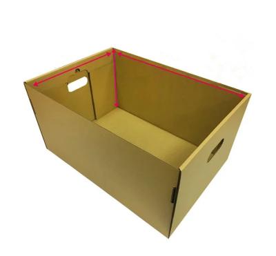 China custom printing corrugated fruits packaging delivery boxes for sale