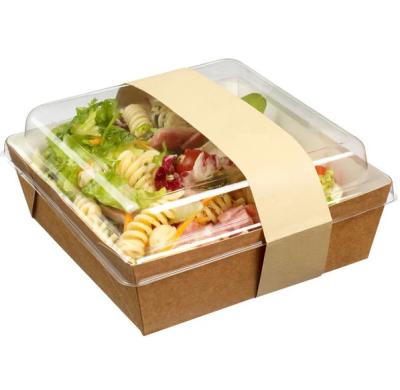 China salad hamburger food grade take away food packing boxes for sale