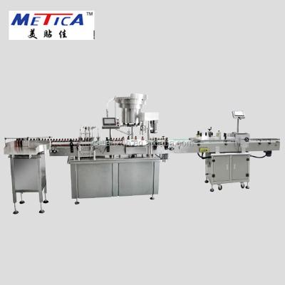 China Automatic Beverage Liquid Labeling Machine Filling Capping Line For Syrup for sale