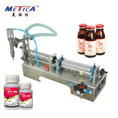 China High Precision Semi-automatic Fruit Juice Filling Machine for Small Capacity for sale