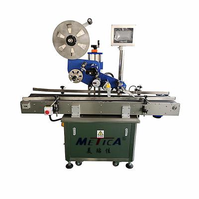 China Type One Professional Automatic Self Adhesive Side Sticker Food Equipment MT-220 Flat Bottle Labeling Machine for sale