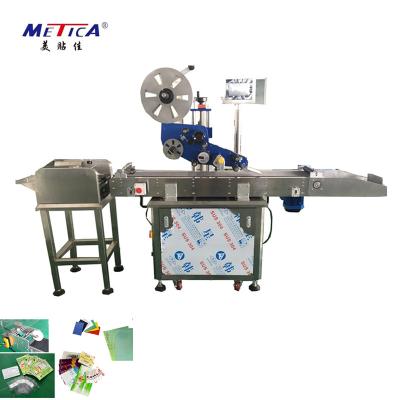 China machinery & Automatic hardware paper box label card and adhesive sticker bag carton labeling machine with coder dates for sale