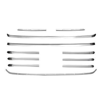 China Stainless Steel Stainless Steel Front Grille Cover Trims For Toyota Voxy 90 2022 Car Exterior Accessories for sale