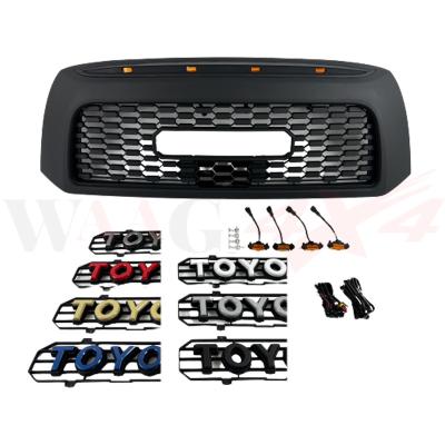 China Modify Auto Parts Body Kit Badge Front Grill With Light For Tundra 2007 2008 2009 for sale