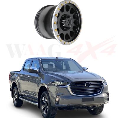 China Modity car refitting accessories 6x139.7 6 hole wheels alloy car rim for Mazda bt50 spare parts for sale