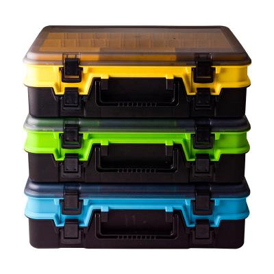 China High Quality Hot Selling PP Fishing Tackle Box Double Sided Waterproof Fishing Tackle Tool Box for sale