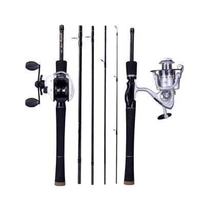 China Wholesale High Quality Multi Telescopic 2.4M Long Cast Carbon TEUCER Carbon Contraction Sections Fishing Rod for sale