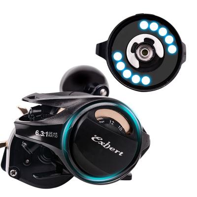 China wholesaleTEUCER 9+1bb Max Braking Force 16kg LEFT HAND 6.3:1 Water Drop Wheel Spinning Fishing Reels Long Casting Reel Fishing Reel for sale