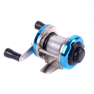 China TEUCER 88g Ice Pole Fishing Reel Straight 3.0:1 Mini Full Metal Automatic Reels for sale