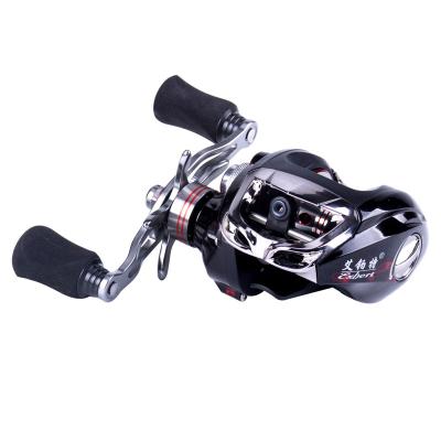 China LEFT HAND high speed gear fishing reel with magnet brake system and physical brakes left and right hand water droplets for sale