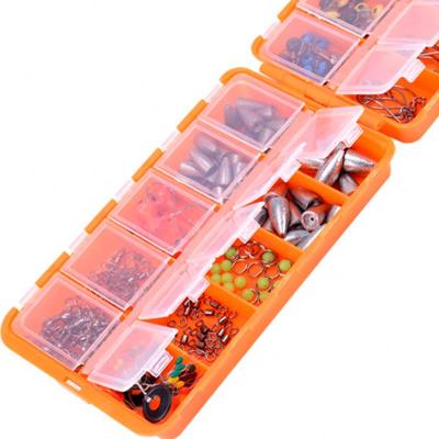 China High Quality 226 Pcs Hook Fishing Tackle Tool Kit Fish Hook Accessory Set 10*17*4cm for sale