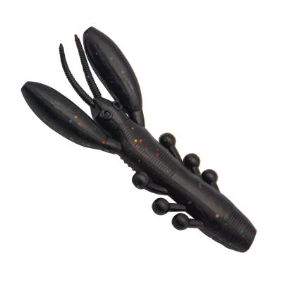 China Floating Type Rubber Soft Bait Shrimp Swimbait Fishing Hammerhead Shrimp Floating Lure YG-ZH-02 for sale