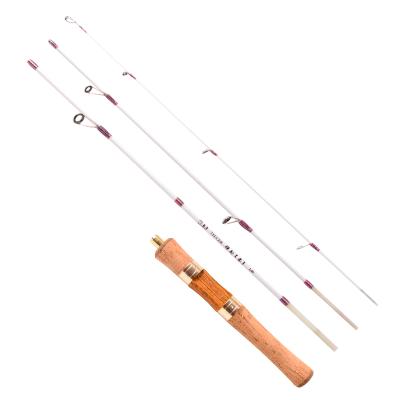 China Factory Direct Sales 4 Section Cork Handle Cast Glass Rod Ultra Light And Flexible Fiberglass Spinning Fishing Rod for sale