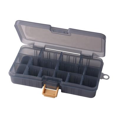 China TEUCER PP Plastic Customized Logo Plastic Fishing Tackle Bait Hook Tackle Tool Box Fishing Accessories Fishing Tackle High Quality for sale