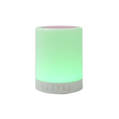 China Portable Bass Waterproof Wireless Handsfree LED Speaker Video Touch Lamp Speake BT Mini Speaker Gaming Light for sale