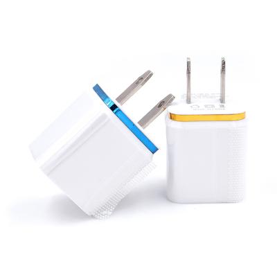 China Travel Mobile Phone 2.1A Dual USB Charger Fast Charging Power Adapter Home Wall Charger For iPhone For Samsung for sale