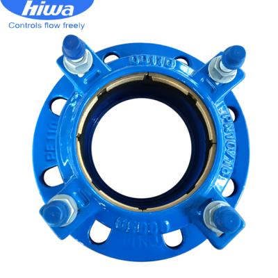 China GGG50 Malleable Iron Malleable Cast Iron Restrained Flange Adapter And Coupling For HDPE Pipe for sale