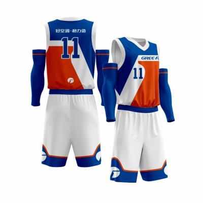 China Low Moq Antibacterial 1 Set To Make To Order Singlet Design For Men Breathable Female Basketball Uniform for sale