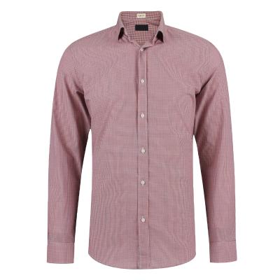 China Anti-wrinkle good quality daily wear new design yarn dyed plaid men's casual shirts style for sale