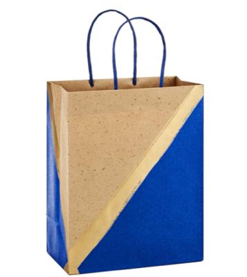 China Custom Luxury Retail Materials Clothing Bag Recycled Printing Shopping Gift Bag Kraft Paper Bag With Handles for sale