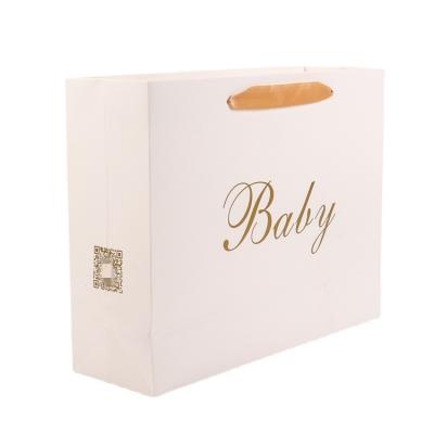 China Recyclable Wholesale Shoes Clothes Kraft Paper Bags Printed Custom Logo Clothing Shopping Gift Paper Bag for sale