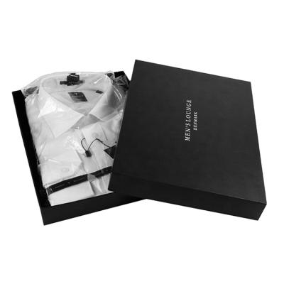 China Recyclable Custom Printing Thickened Paper Folders Storage Boxes Clothes Simple Packaging Gift Box for sale