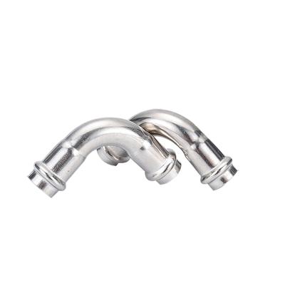 China 304/316L Stainless Steel Press Fittings For Water, Gas And Heating, Marine Pipeline Equal for sale