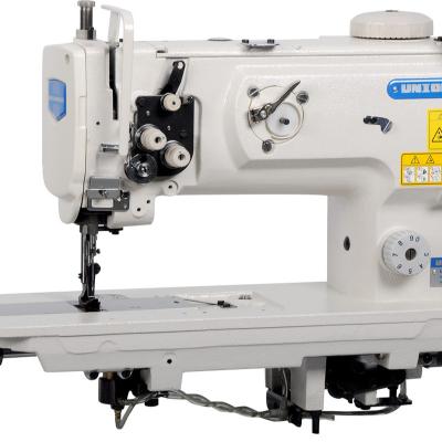 China Mattress LEATHER BAGS DOUBLE NEEDLE LOCKSTITCH COMPOUND FOOD HEAVY DUTY SEWING MACHINE for sale