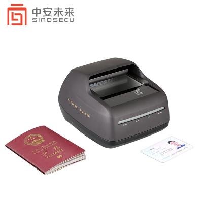 China Sinosecu stepper id card reader and mykad reader extract universal data and auto populate shapes 127*88 mm for sale