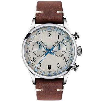 China Custom made chronograph high quality private label own brand chronograph watch vd53 chronograph wristwatch for sale