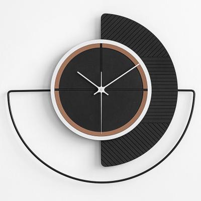 China Europe EMITDOOG Minimalist Modern Design Wall Art Metal Wall Clock Custom Modern Home Decorative Stylish Wall Clock for sale